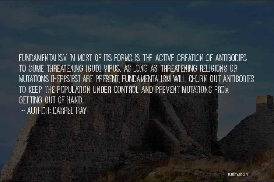 Religion And Control Quotes By Darrel Ray