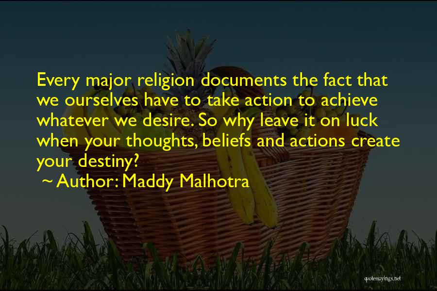 Religion And Control Quotes By Maddy Malhotra