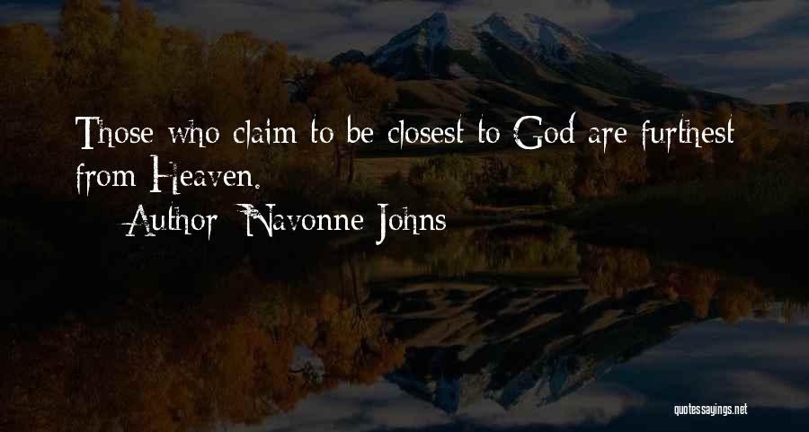 Religion And Control Quotes By Navonne Johns