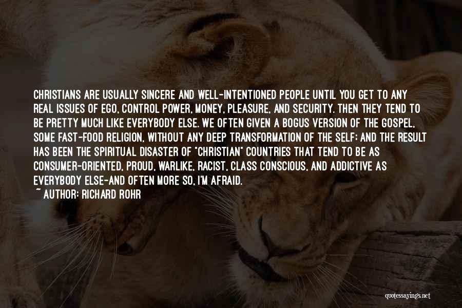 Religion And Control Quotes By Richard Rohr