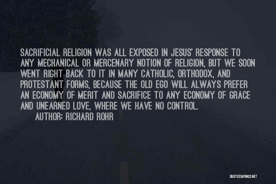 Religion And Control Quotes By Richard Rohr