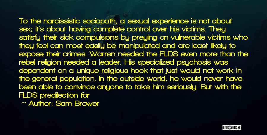 Religion And Control Quotes By Sam Brower