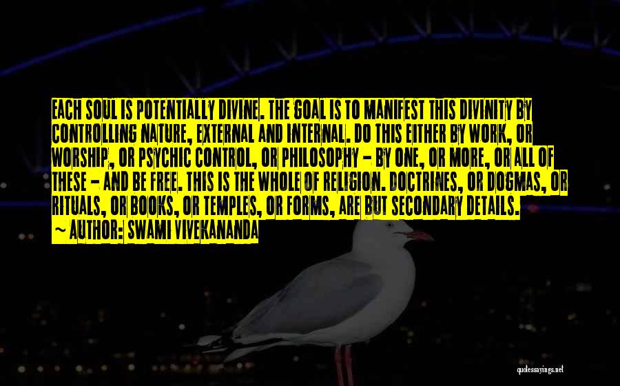 Religion And Control Quotes By Swami Vivekananda