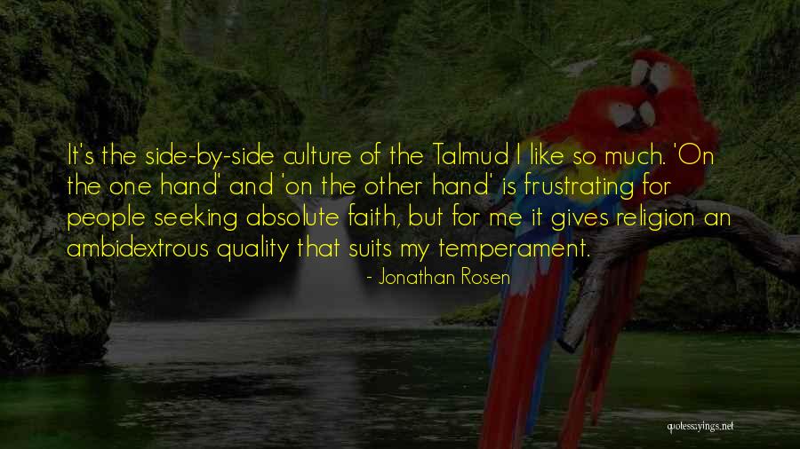 Religion And Culture Quotes By Jonathan Rosen Religion And Culture Quotes By Jonathan Rosen