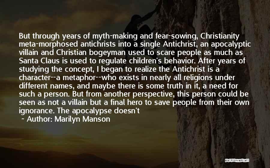 Religion And Ignorance Quotes By Marilyn Manson