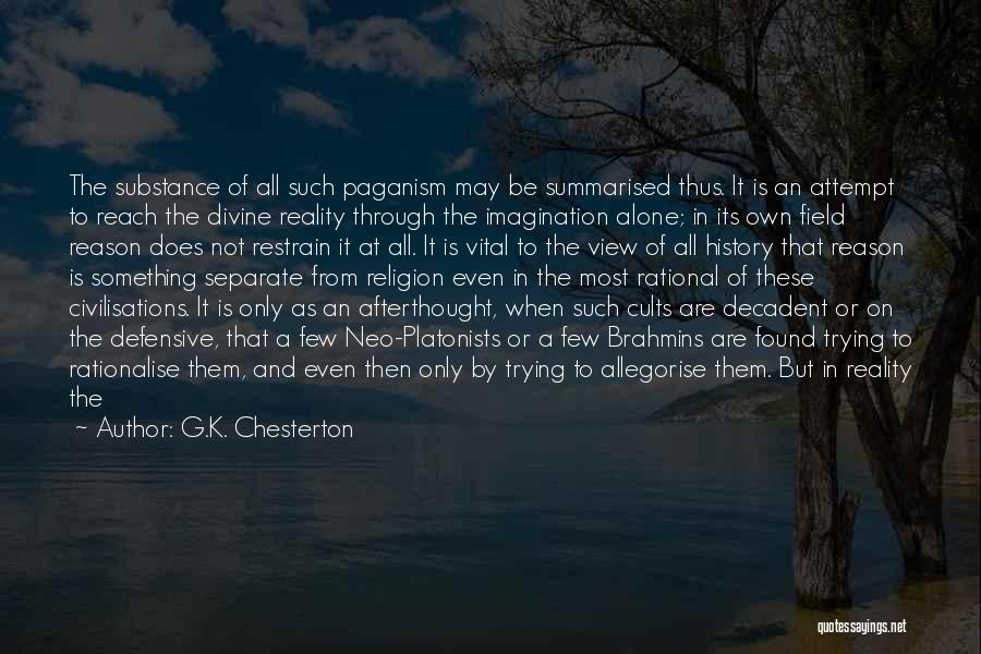 Religion And Mythology Quotes By G.K. Chesterton