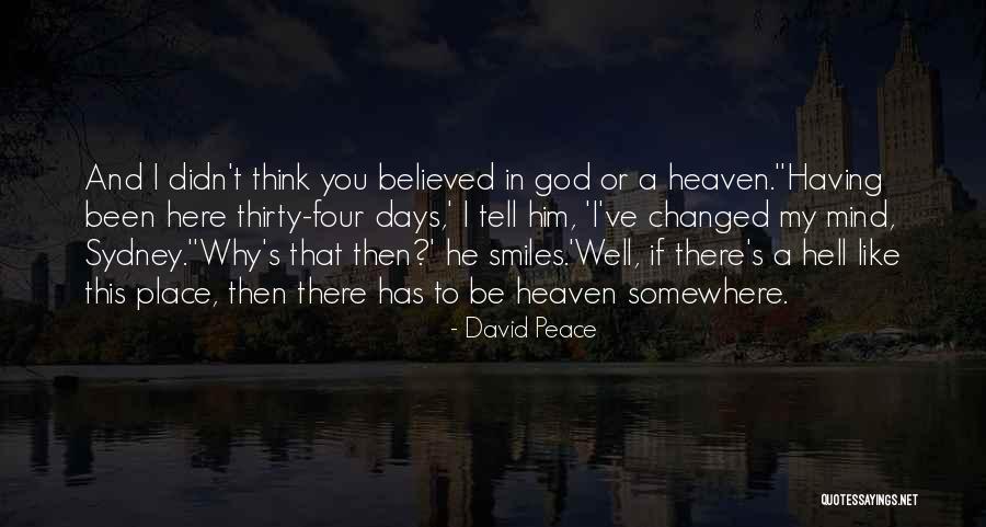 Religion And Peace Quotes By David Peace Religion And Peace Quotes By David Peace