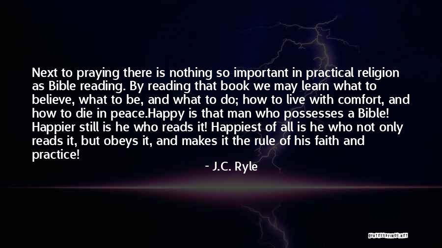Religion And Peace Quotes By J.C. Ryle Religion And Peace Quotes By J.C. Ryle