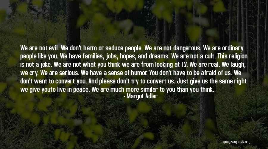 Religion And Peace Quotes By Margot Adler Religion And Peace Quotes By Margot Adler