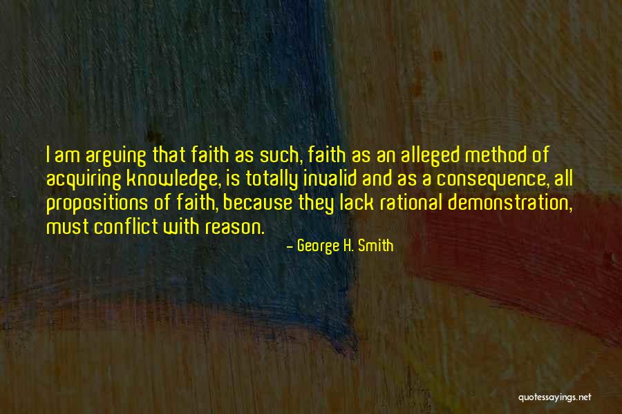 Religion And Reason Quotes By George H. Smith