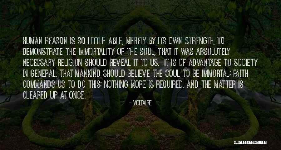 Religion And Reason Quotes By Voltaire