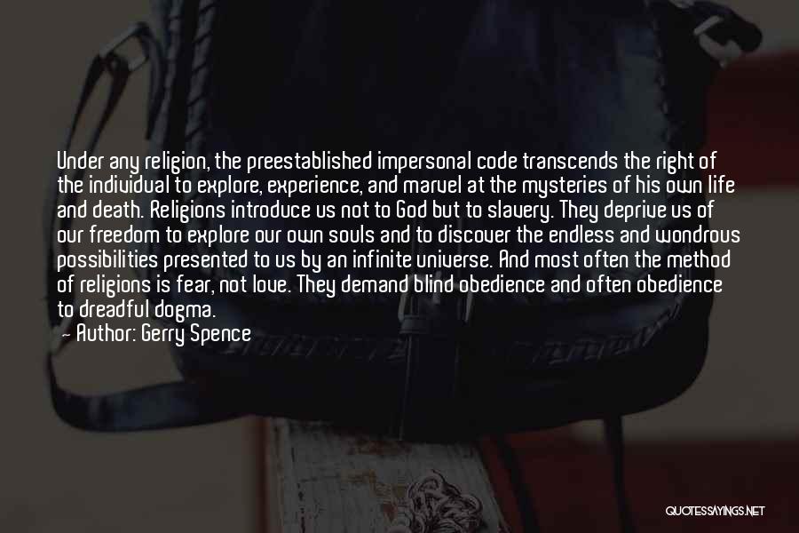 Religion And Slavery Quotes By Gerry Spence