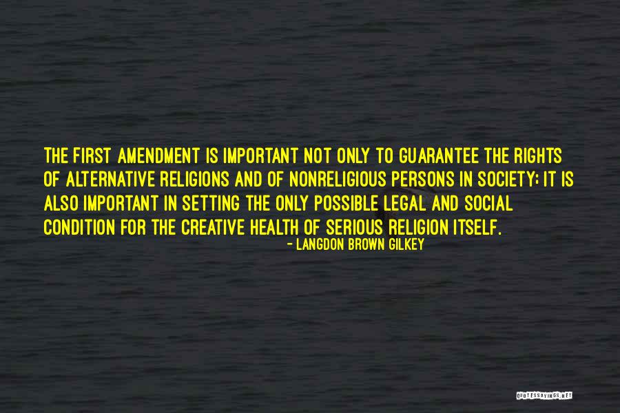 Religion And Society Quotes By Langdon Brown Gilkey Religion And Society Quotes By Langdon Brown Gilkey