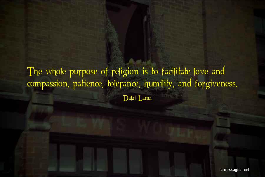 Religion And Tolerance Quotes By Dalai Lama