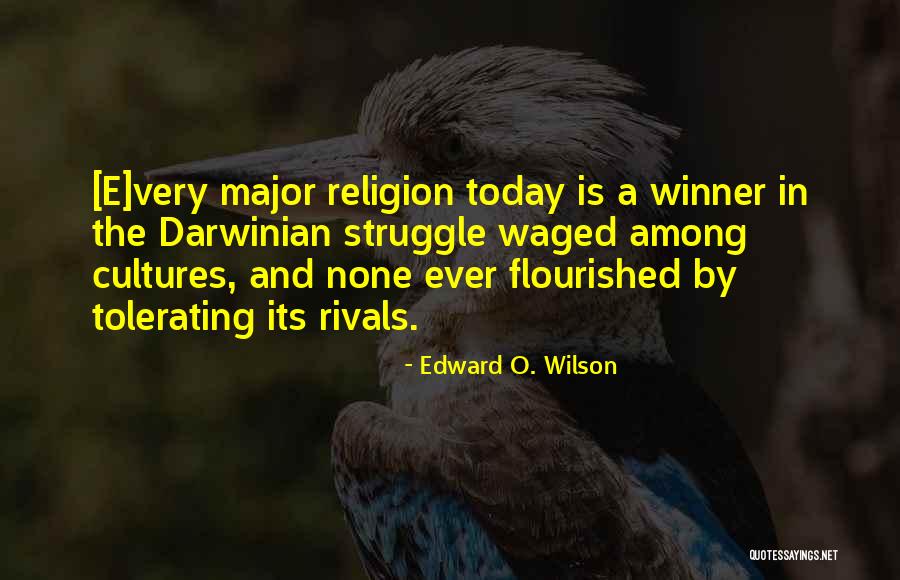 Religion And Tolerance Quotes By Edward O. Wilson