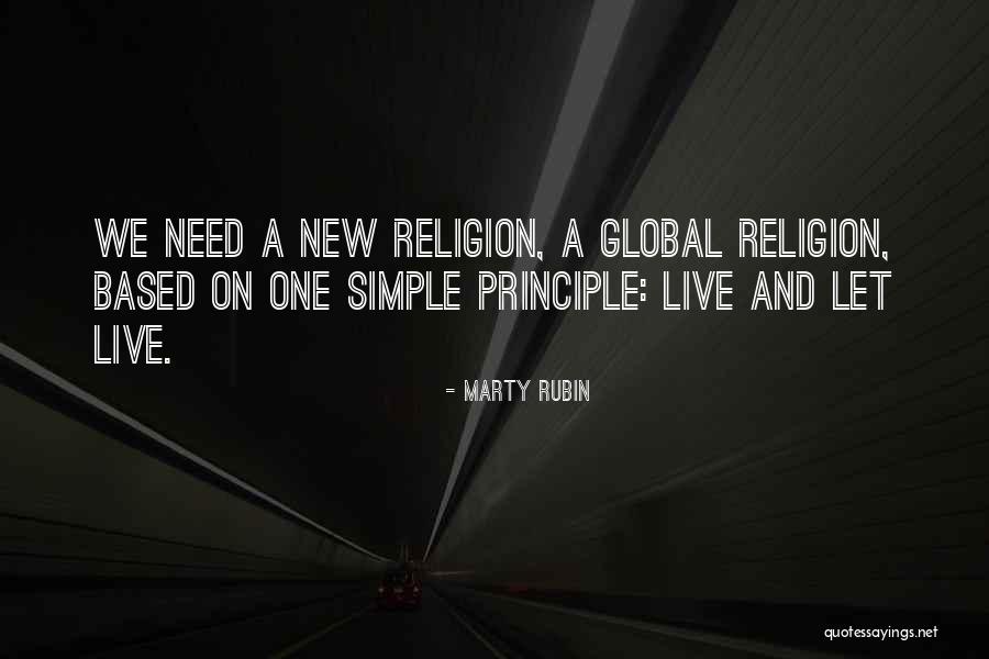 Religion And Tolerance Quotes By Marty Rubin