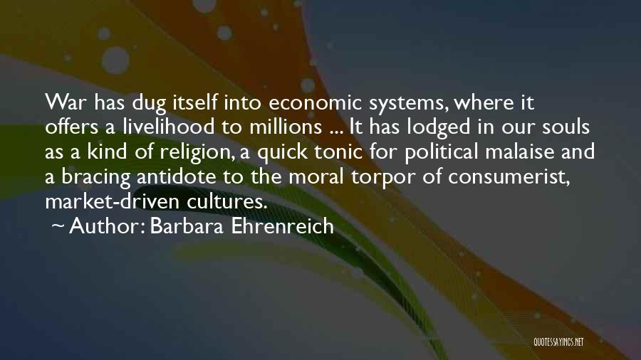 Religion And War Quotes By Barbara Ehrenreich