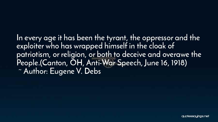 Religion And War Quotes By Eugene V. Debs