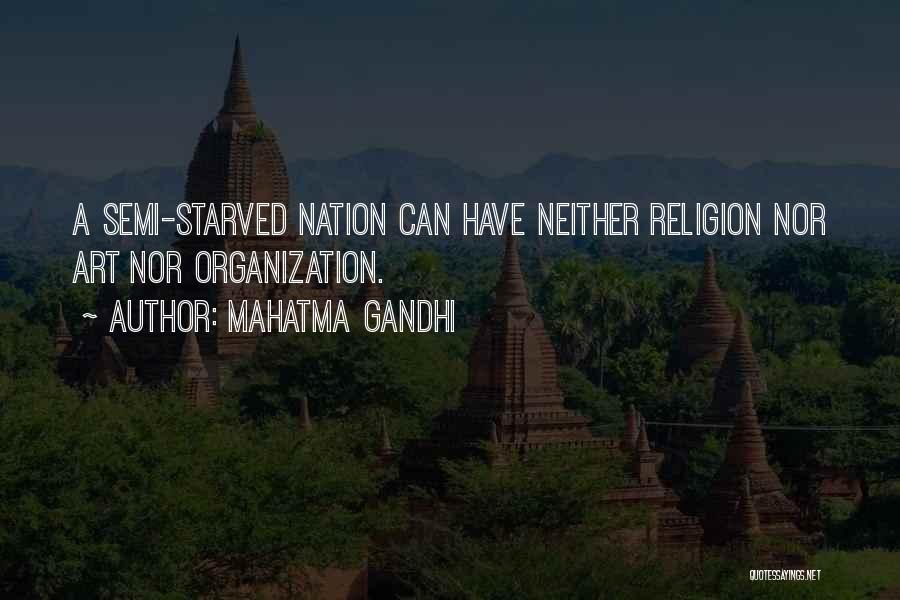 Religion Art Quotes By Mahatma Gandhi