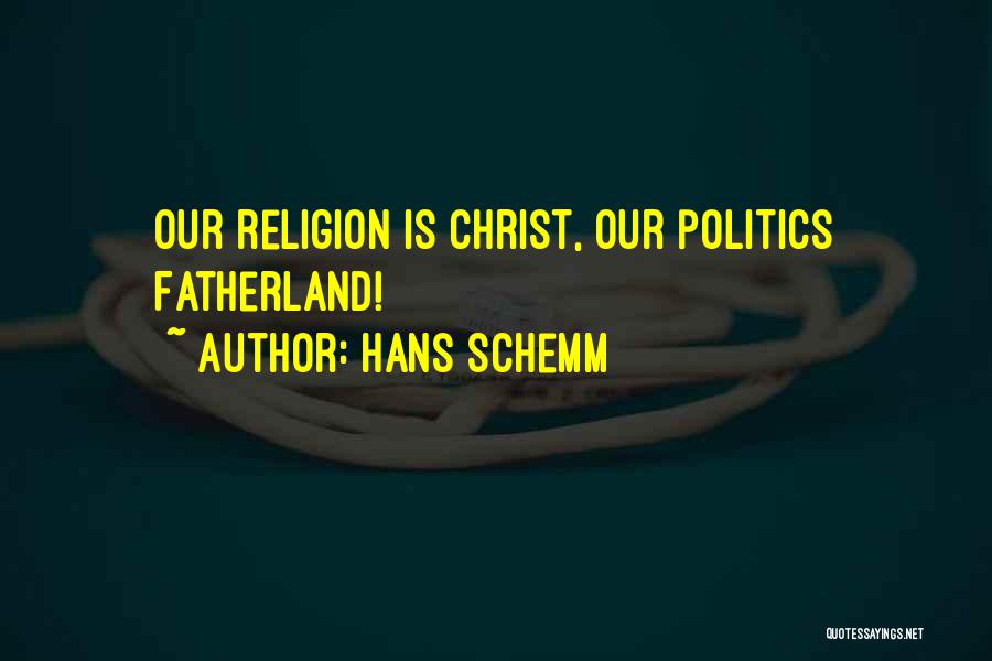 Religion Atheism Quotes By Hans Schemm