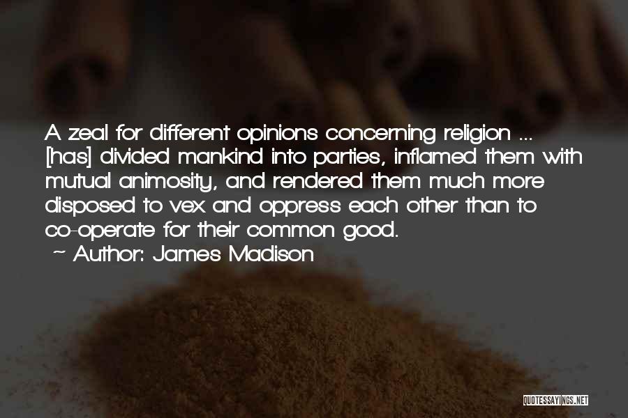 Religion Atheism Quotes By James Madison