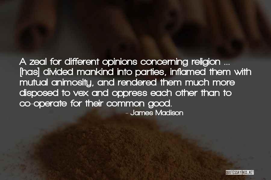 Religion Atheism Quotes By James Madison