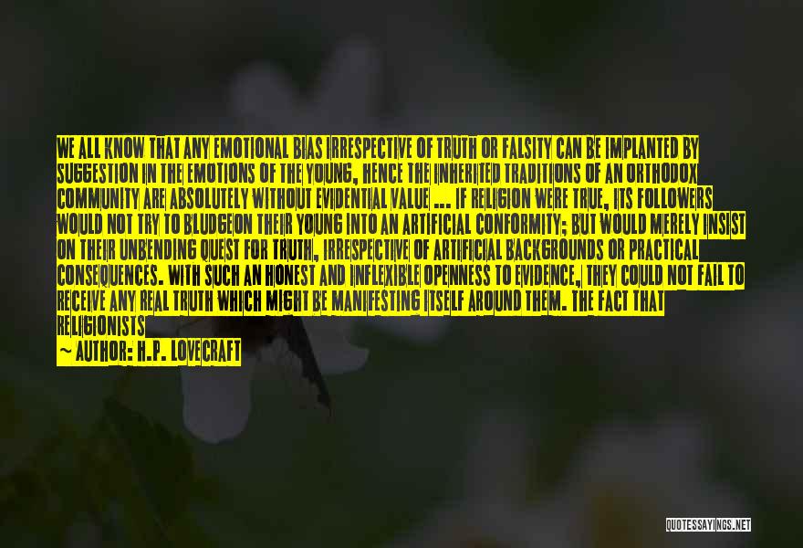 Religion Atheist Quotes By H.P. Lovecraft