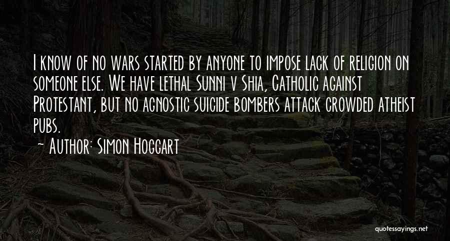 Religion Atheist Quotes By Simon Hoggart