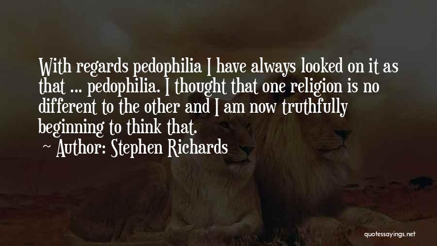 Religion Catholic Quotes By Stephen Richards