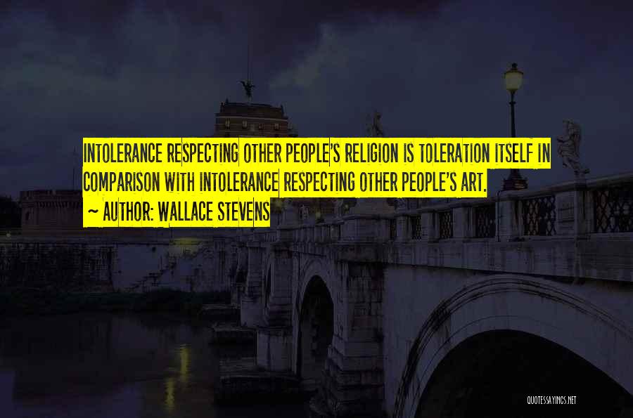 Religion Comparison Quotes By Wallace Stevens