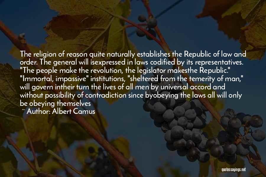 Religion Contradiction Quotes By Albert Camus