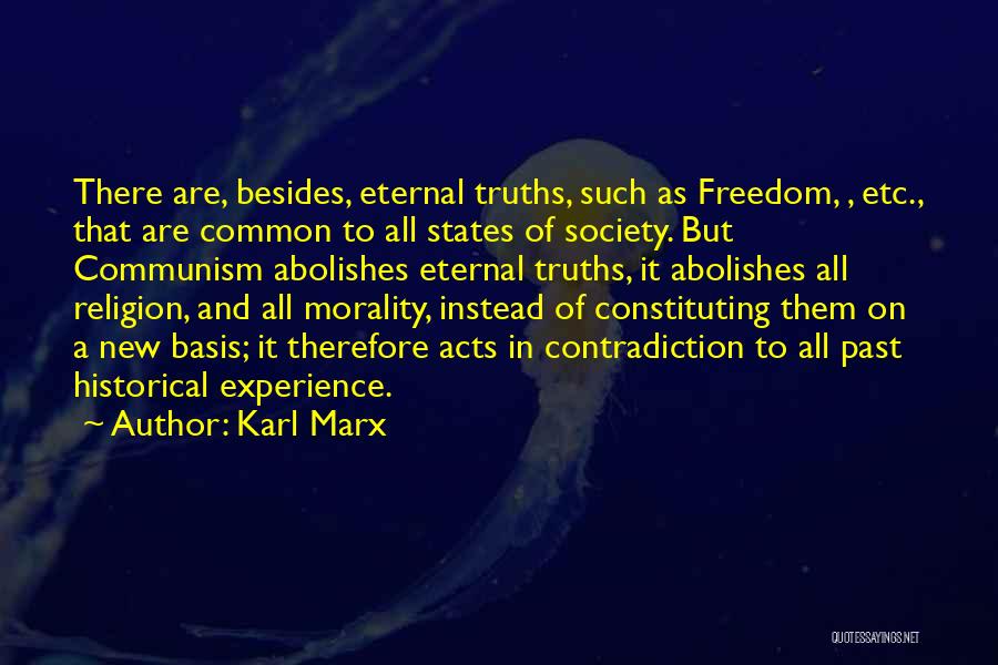 Religion Contradiction Quotes By Karl Marx