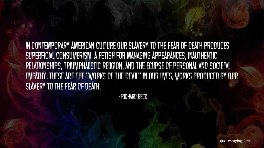 Religion Fear Quotes By Richard Beck Religion Fear Quotes By Richard Beck