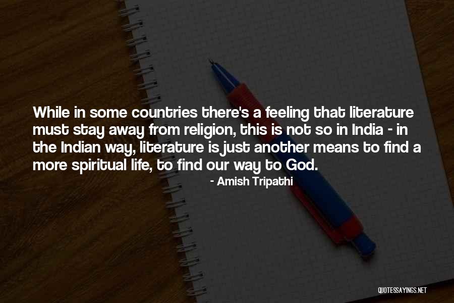 Religion In Literature Quotes By Amish Tripathi