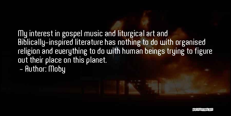 Religion In Literature Quotes By Moby