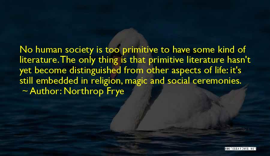 Religion In Literature Quotes By Northrop Frye