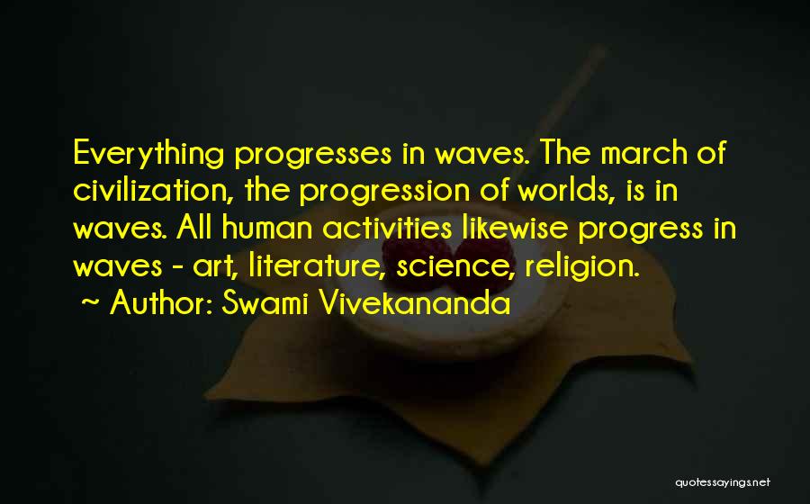Religion In Literature Quotes By Swami Vivekananda