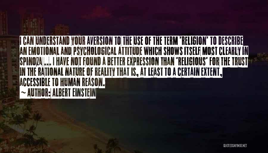 Religion In Nature Quotes By Albert Einstein
