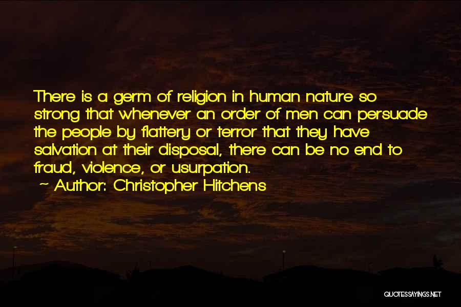 Religion In Nature Quotes By Christopher Hitchens