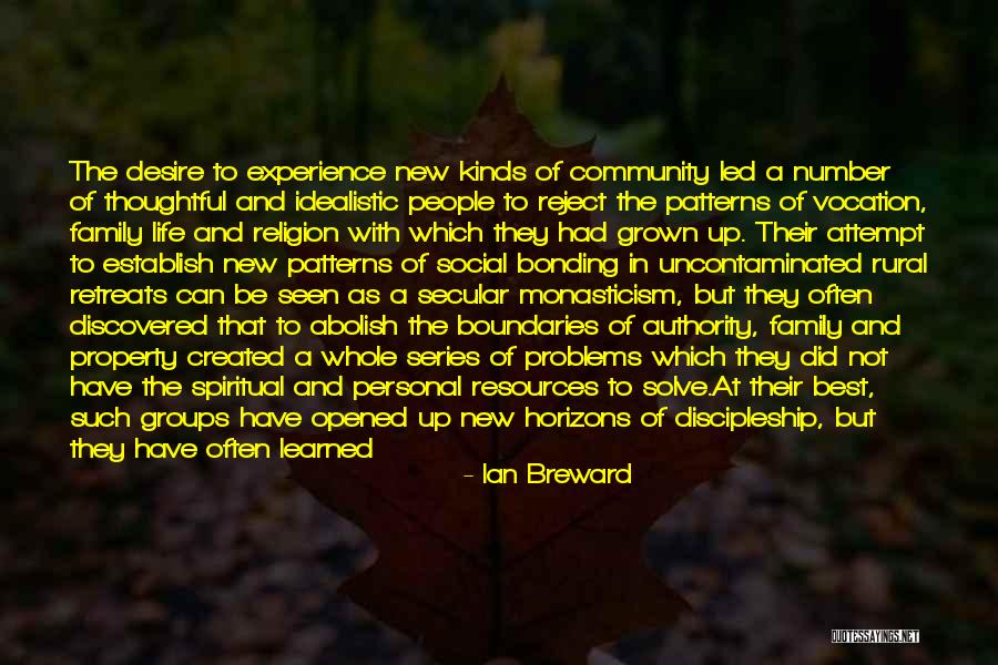 Religion In Nature Quotes By Ian Breward