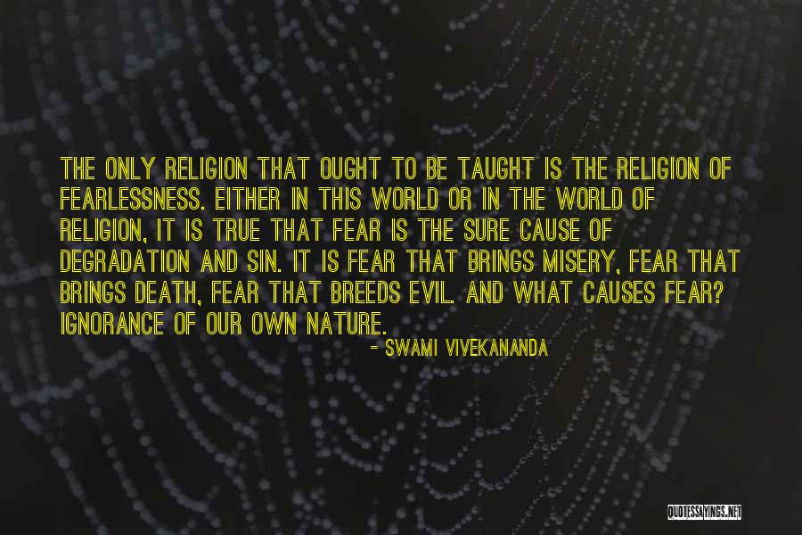 Religion In Nature Quotes By Swami Vivekananda