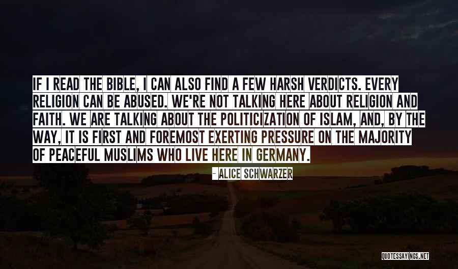 Religion In The Bible Quotes By Alice Schwarzer