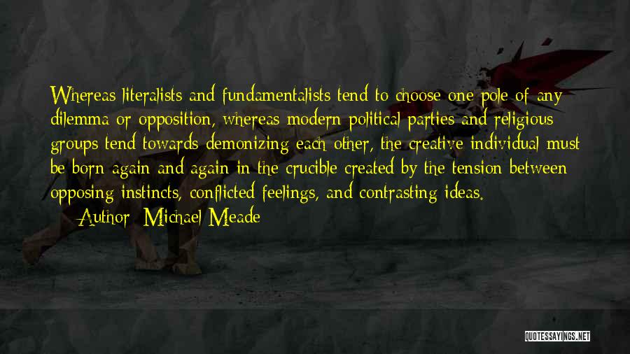 Religion In The Crucible Quotes By Michael Meade