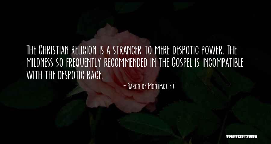 Religion In The Stranger Quotes By Baron De Montesquieu