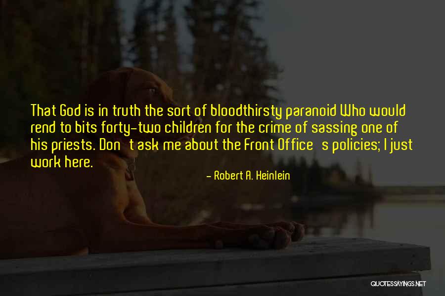 Religion In The Stranger Quotes By Robert A. Heinlein