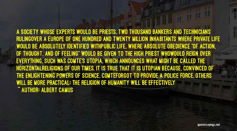 Religion In Utopia Quotes By Albert Camus