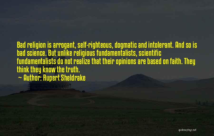 Religion Is Bad Quotes By Rupert Sheldrake