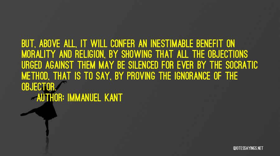 Religion Is Ignorance Quotes By Immanuel Kant