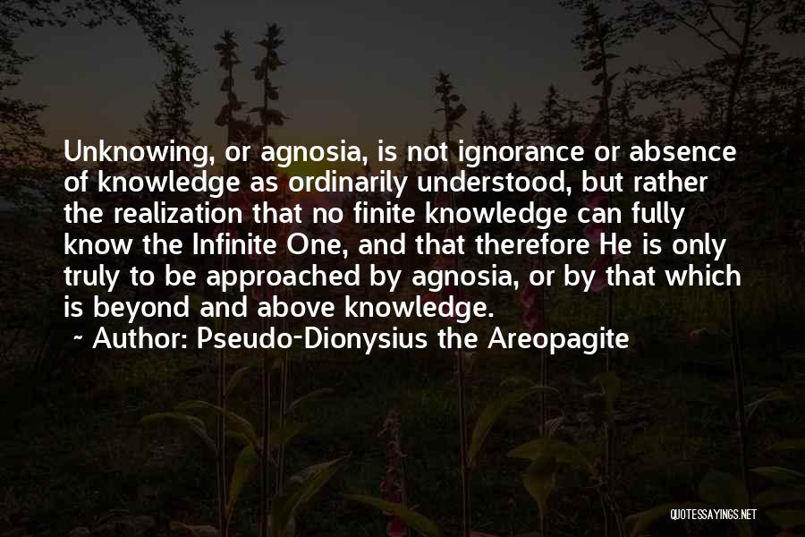 Religion Is Ignorance Quotes By Pseudo-Dionysius The Areopagite