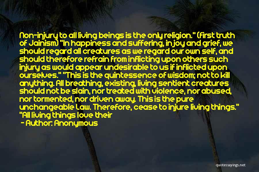 Religion Not Existing Quotes By Anonymous